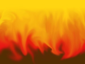 Flaming background